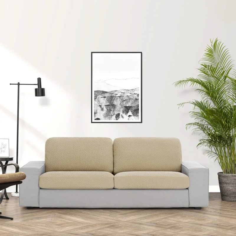 Respaldo sofá bielástico Thor | Tejido con relieve | Ajuste perfecto | Lavado fácil y duradero