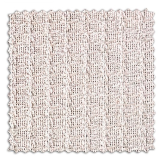 Tejido Jacquard por metro Bianca | Diseño cuadrícula | Elegancia sin elasticidad | Para tapicería y decoración