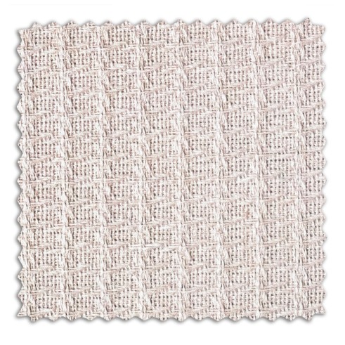 Tejido Jacquard por metro Bianca | Diseño cuadrícula | Elegancia sin elasticidad | Para tapicería y decoración