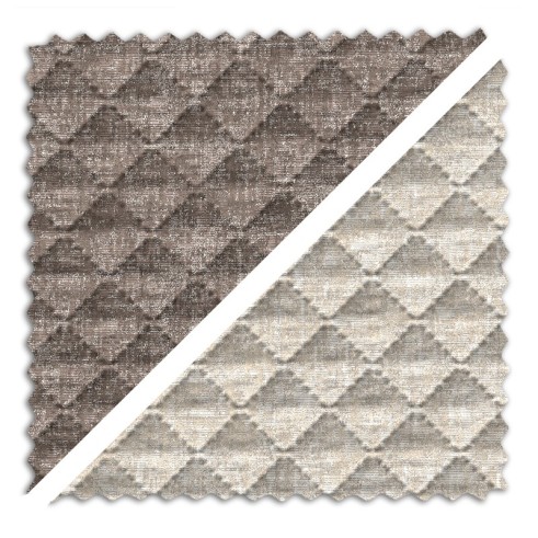 Tejido Jaquard acolchado Mist | Reversible dos tonos | 270?cm sin ceder | Diseño elegante y cálido