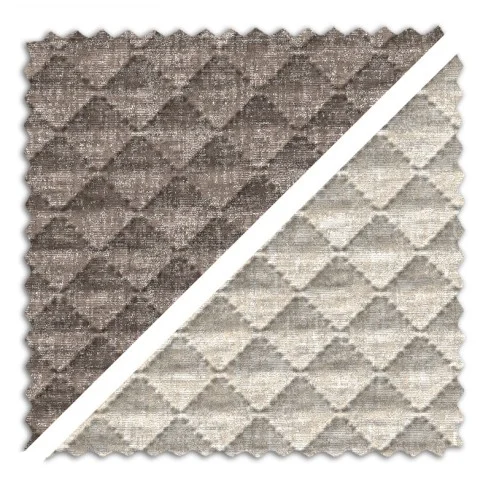 Tejido Jaquard acolchado Mist | Reversible dos tonos | 270?cm sin ceder | Diseño elegante y cálido
