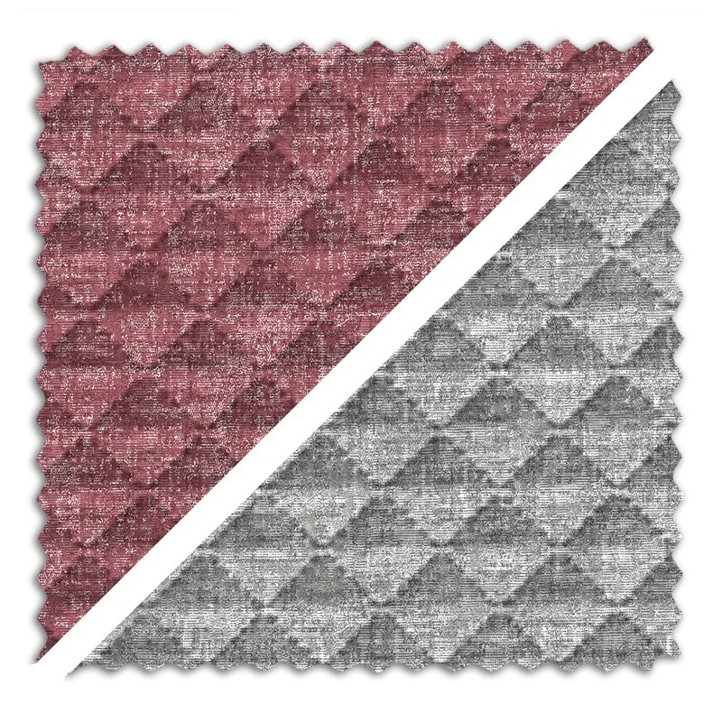 Tejido Jaquard acolchado Mist | Reversible dos tonos | 270?cm sin ceder | Diseño elegante y cálido