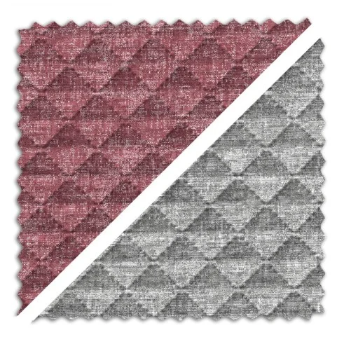 Tejido Jaquard acolchado Mist | Reversible dos tonos | 270?cm sin ceder | Diseño elegante y cálido