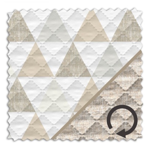 Tejido Jaquard acolchado Nordic | Reversible elegante | 270?cm sin ceder | Estilo y versatilidad