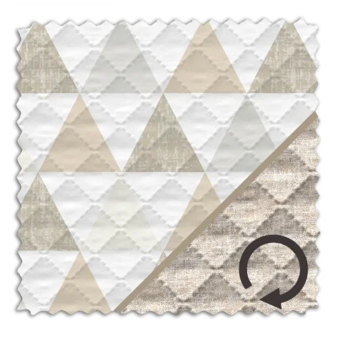 Tejido Jaquard acolchado Nordic | Reversible elegante | 270?cm sin ceder | Estilo y versatilidad