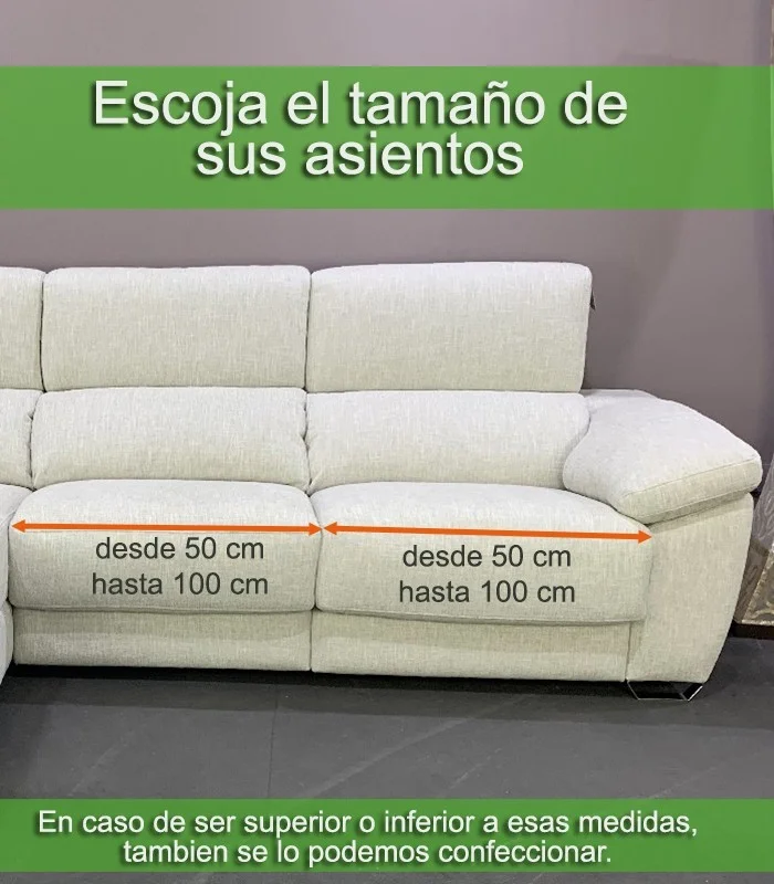 Funda acolchada a medida para chaise Relax modelo Noruega Funda acolchada a medida para chaise Relax modelo Noruega