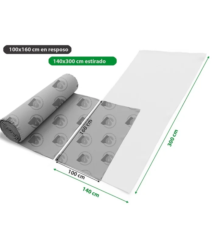 Tejido superelástico Salsa | Diseño ornamental | Extensión hasta 300?cm | Ajuste decorativo Tejido superelástico Salsa | Diseño ornamental | Extensión hasta 300?cm | Ajuste decorativo