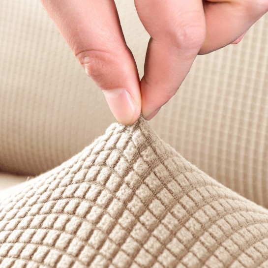 Funda para sofa bielástica para sofá Klippan o de brazos altos modelo Aruba