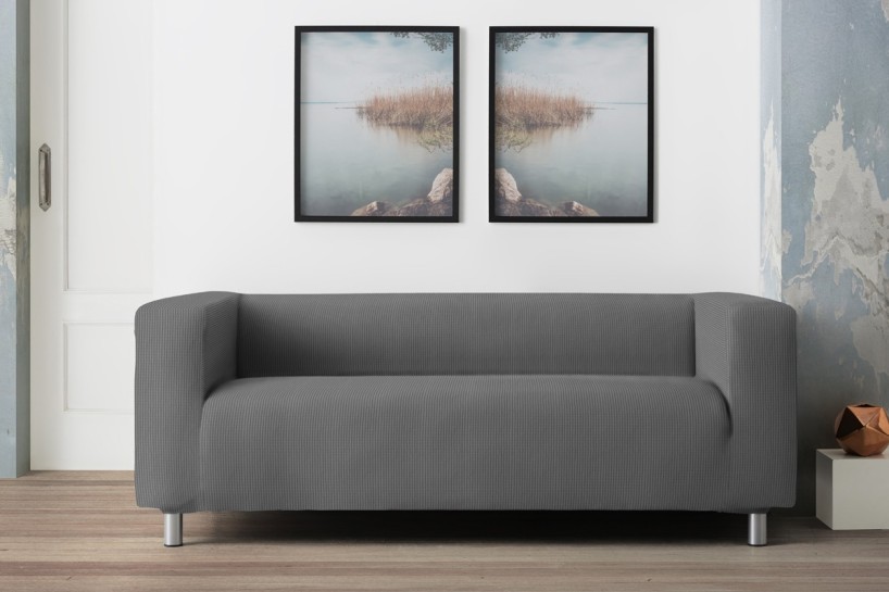 Funda para sofa bielástica para sofá Klippan o de brazos altos modelo Aruba