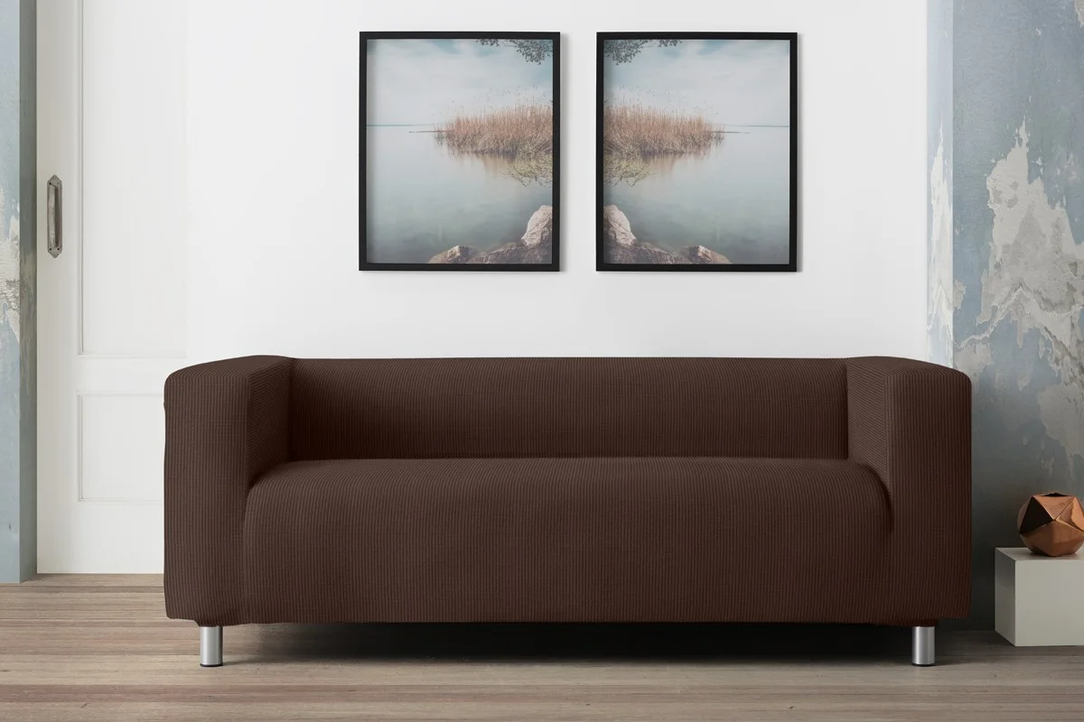 Funda para sofa bielástica para sofá Klippan o de brazos altos modelo Aruba Funda para sofa bielástica para sofá Klippan o de brazos altos modelo Aruba