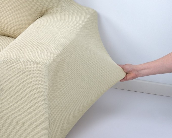 Funda para sofa bielástica para sofá Klippan o de brazos altos modelo Milan