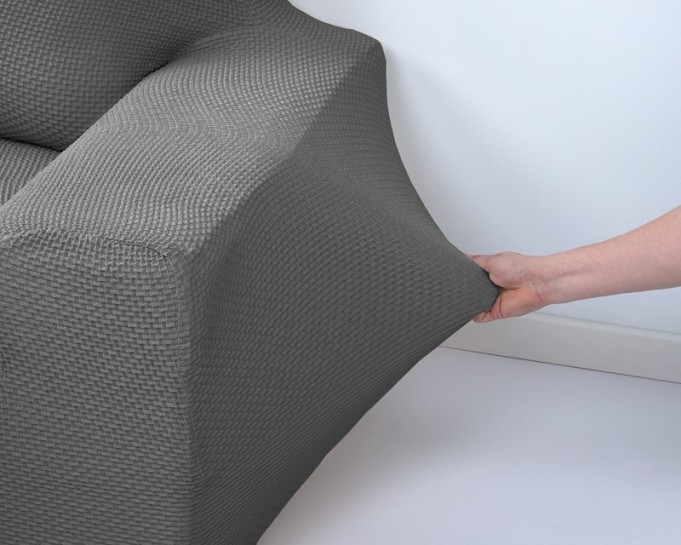 Funda para sofa bielástica para sofá Klippan o de brazos altos modelo Milan