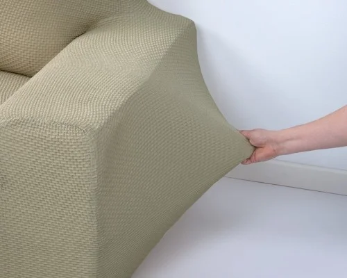 Funda para sofa bielástica para sofá Klippan o de brazos altos modelo Milan
