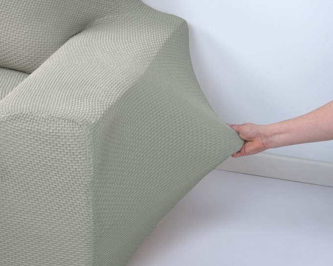 Funda para sofa bielástica para sofá Klippan o de brazos altos modelo Milan