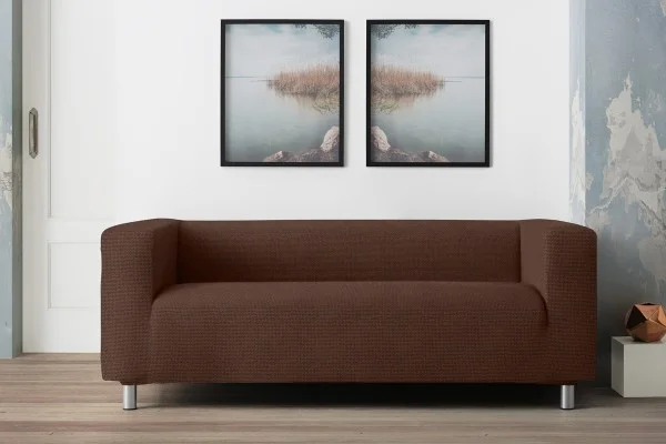 Funda para sofa bielástica para sofá Klippan o de brazos altos modelo Milan