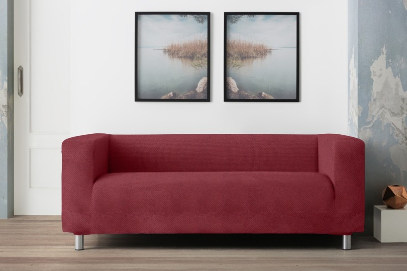 Funda para sofa bielástica para sofá Klippan o de brazos altos modelo Milan
