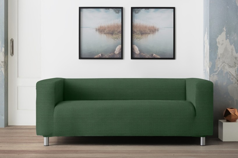 Funda para sofa bielástica para sofá Klippan o de brazos altos modelo Milan