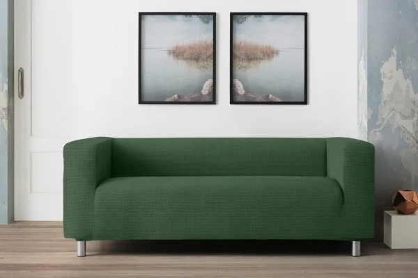 Funda para sofa bielástica para sofá Klippan o de brazos altos modelo Milan