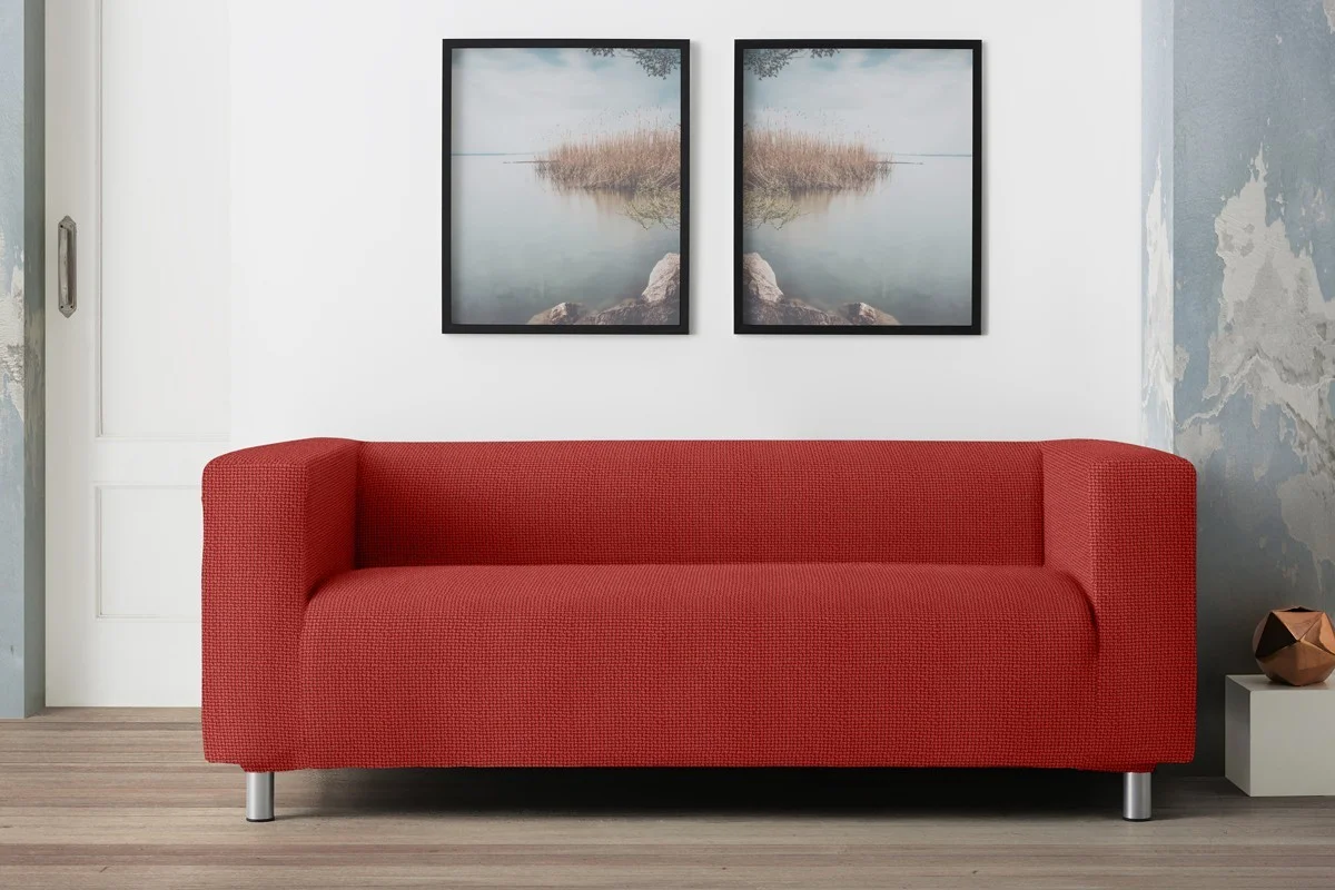 Funda para sofa bielástica para sofá Klippan o de brazos altos modelo Milan Funda para sofa bielástica para sofá Klippan o de brazos altos modelo Milan