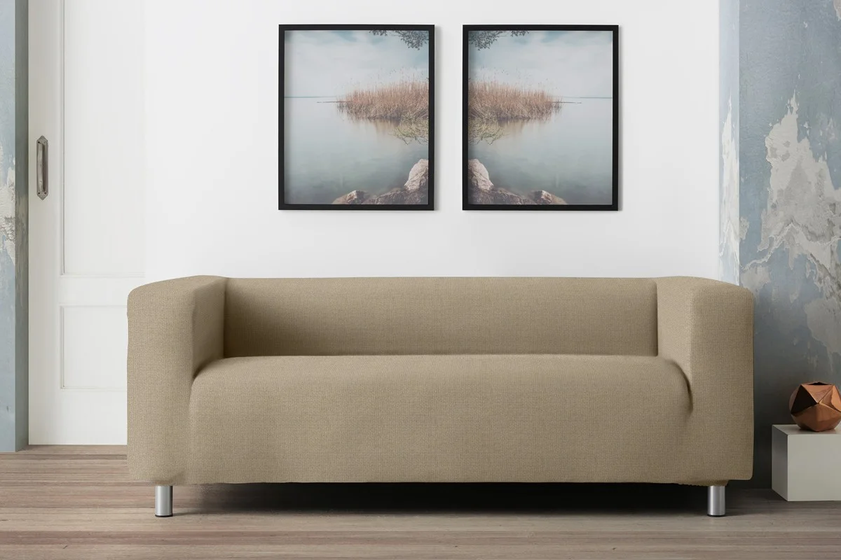 Funda para sofa bielástica para sofá Klippan o de brazos altos modelo Milan Funda para sofa bielástica para sofá Klippan o de brazos altos modelo Milan
