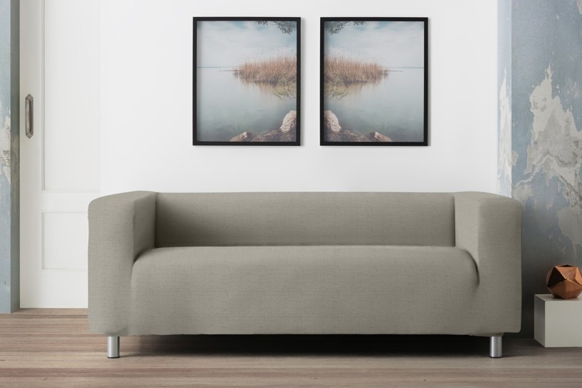 Funda para sofa bielástica para sofá Klippan o de brazos altos modelo Milan