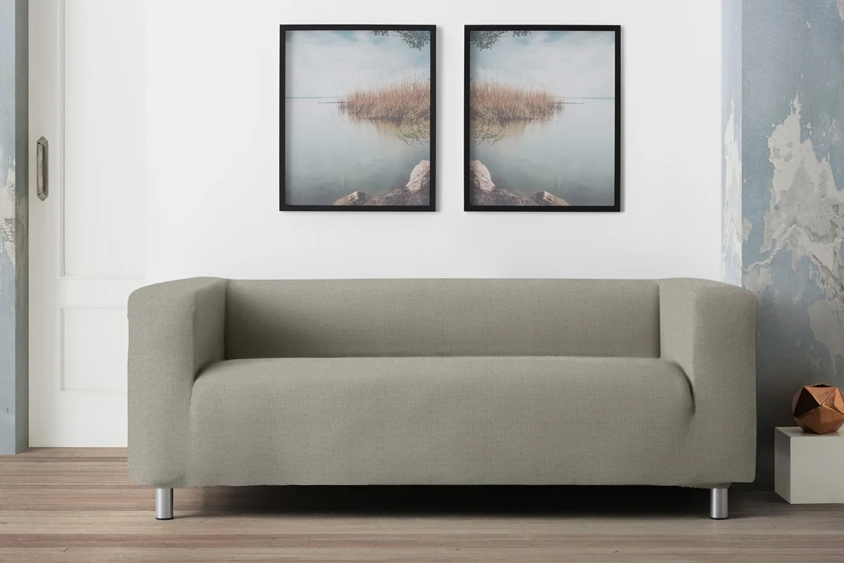 Funda para sofa bielástica para sofá Klippan o de brazos altos modelo Milan Funda para sofa bielástica para sofá Klippan o de brazos altos modelo Milan