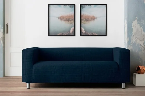 Funda para sofa bielástica para sofá Klippan o de brazos altos modelo Milan