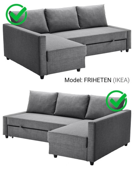 Funda acolchada para sofá cama Friheten de Ikea