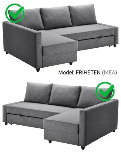Funda acolchada para sofá cama Friheten de Ikea