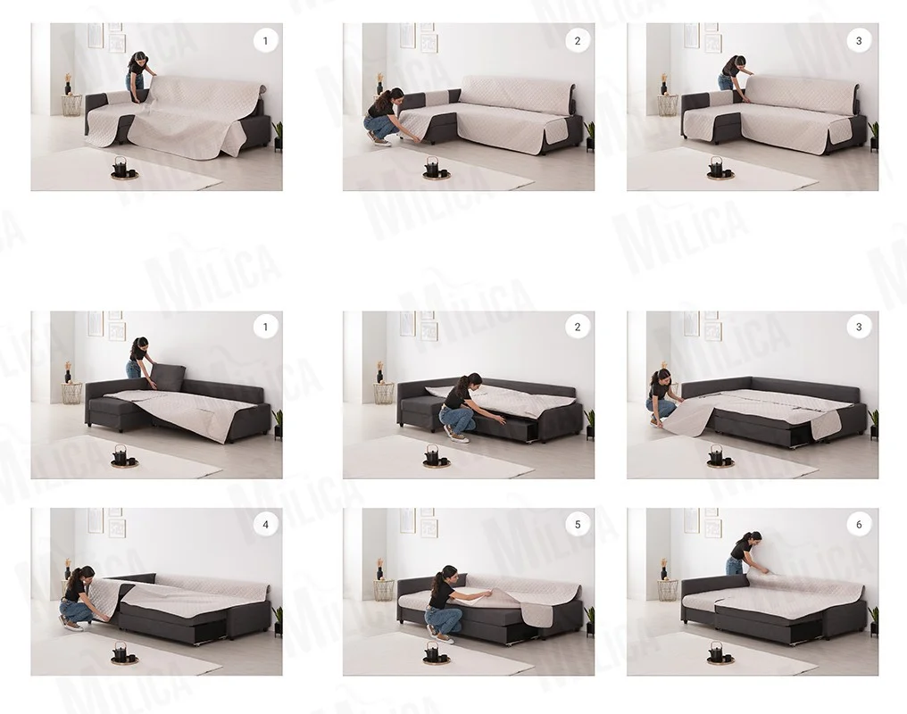 Funda acolchada para sofá cama Friheten de Ikea Funda acolchada para sofá cama Friheten de Ikea