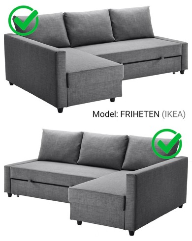 Funda Friheten Couch Cover | Confort acolchado | Uso convertible | Fácil de instalar