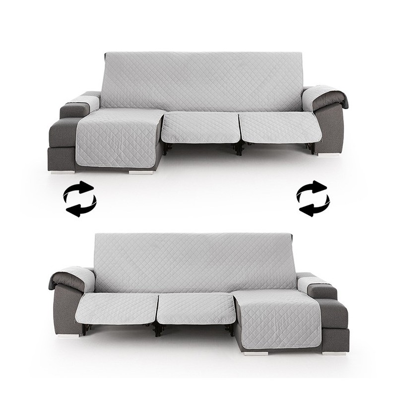Funda Acolchada Reversible para Sofá Chaise Longue Relax | ProtectSofa