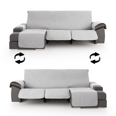 Funda Acolchada Reversible para Sofá Chaise Longue Relax | ProtectSofa