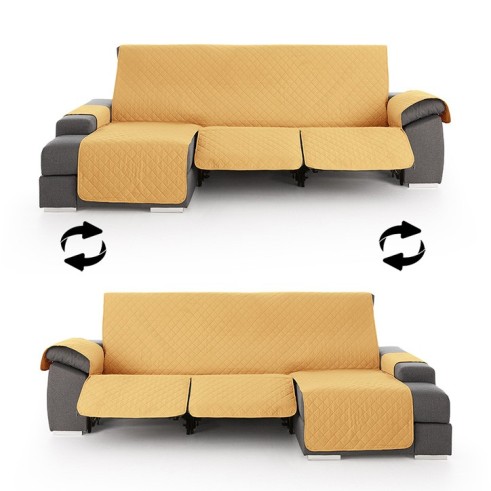 Funda Acolchada Reversible para Sofá Chaise Longue Relax | ProtectSofa