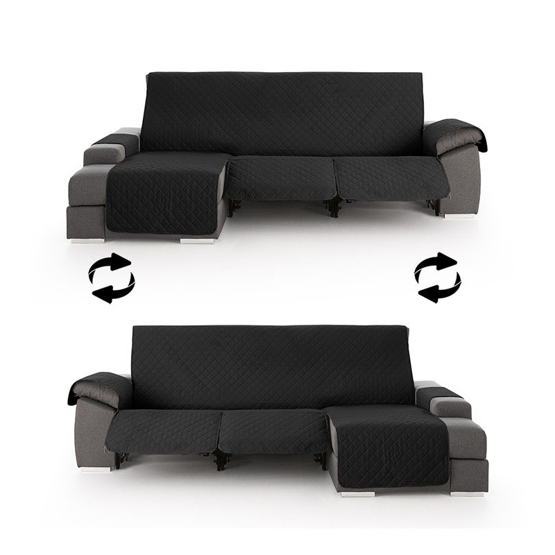 Funda Acolchada Reversible para Sofá Chaise Longue Relax | ProtectSofa Funda Acolchada Reversible para Sofá Chaise Longue Relax | ProtectSofa