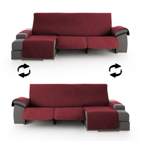 Funda Acolchada Reversible para Sofá Chaise Longue Relax | ProtectSofa