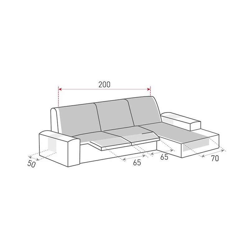 Funda Acolchada Reversible para Sofá Chaise Longue Relax | ProtectSofa