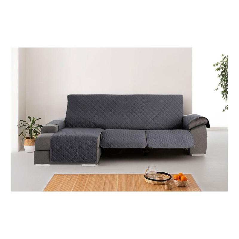 Funda Acolchada Reversible para Sofá Chaise Longue Relax | ProtectSofa