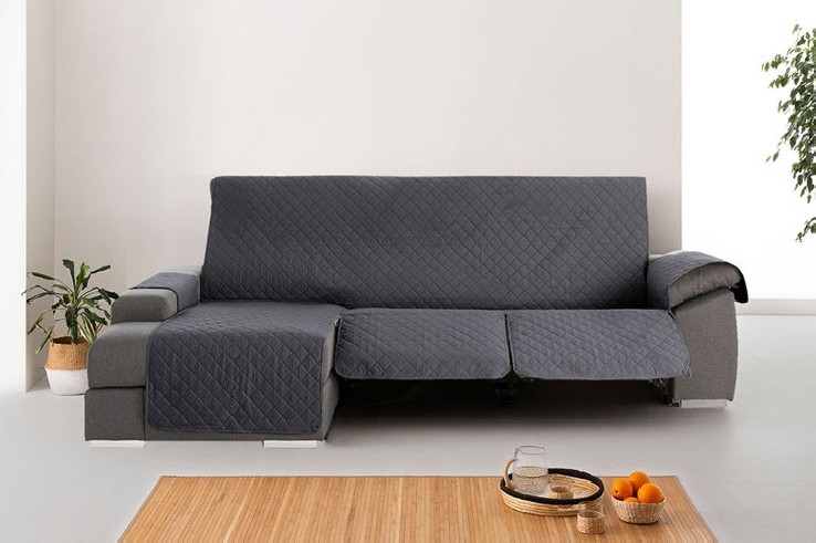 Funda Acolchada Reversible para Sofá Chaise Longue Relax | ProtectSofa