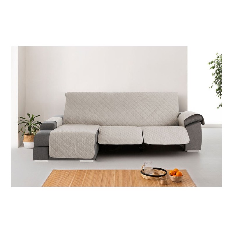 Funda Acolchada Reversible para Sofá Chaise Longue Relax | ProtectSofa Funda Acolchada Reversible para Sofá Chaise Longue Relax | ProtectSofa