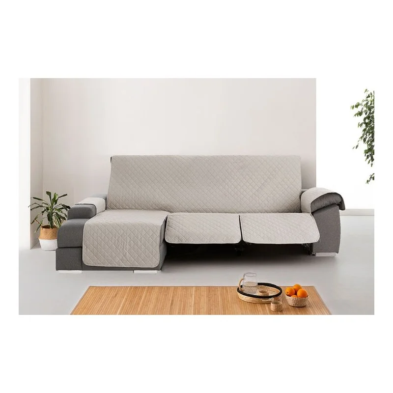 Funda Acolchada Reversible para Sofá Chaise Longue Relax | ProtectSofa