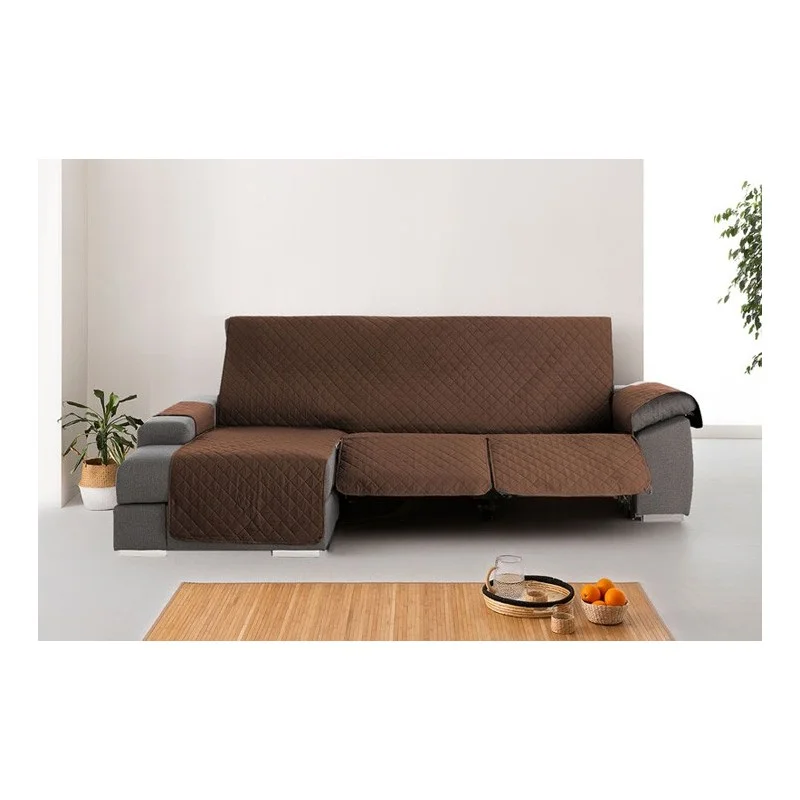 Funda Acolchada Reversible para Sofá Chaise Longue Relax | ProtectSofa