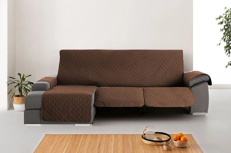 Funda Acolchada Reversible para Sofá Chaise Longue Relax | ProtectSofa