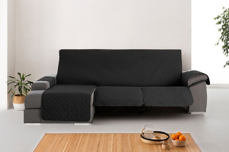 Funda Acolchada Reversible para Sofá Chaise Longue Relax | ProtectSofa