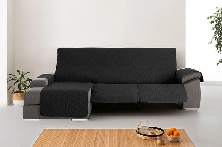 Funda Acolchada Reversible para Sofá Chaise Longue Relax | ProtectSofa
