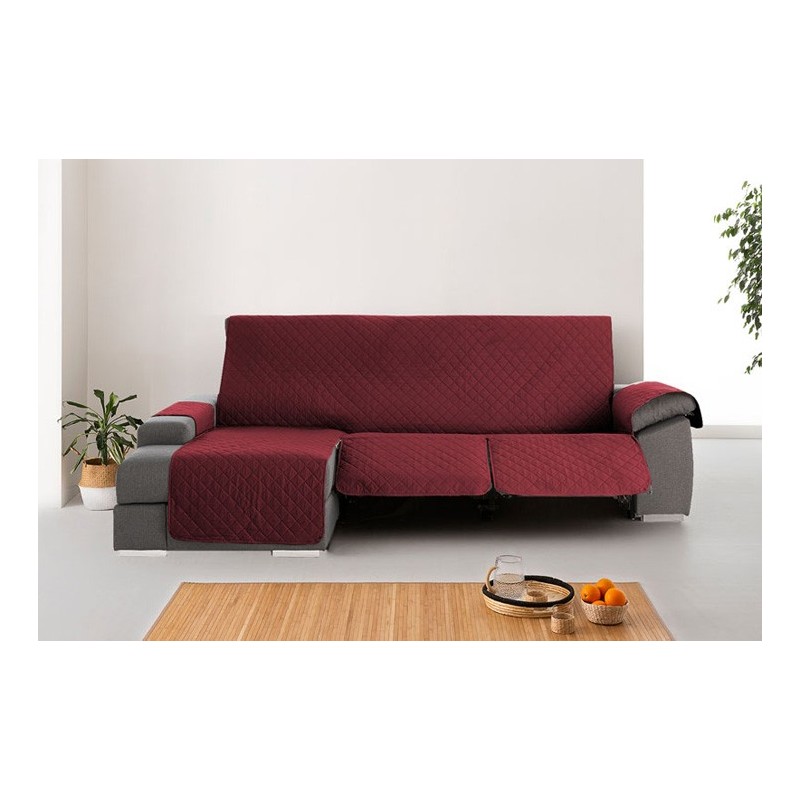 Funda Acolchada Reversible para Sofá Chaise Longue Relax | ProtectSofa