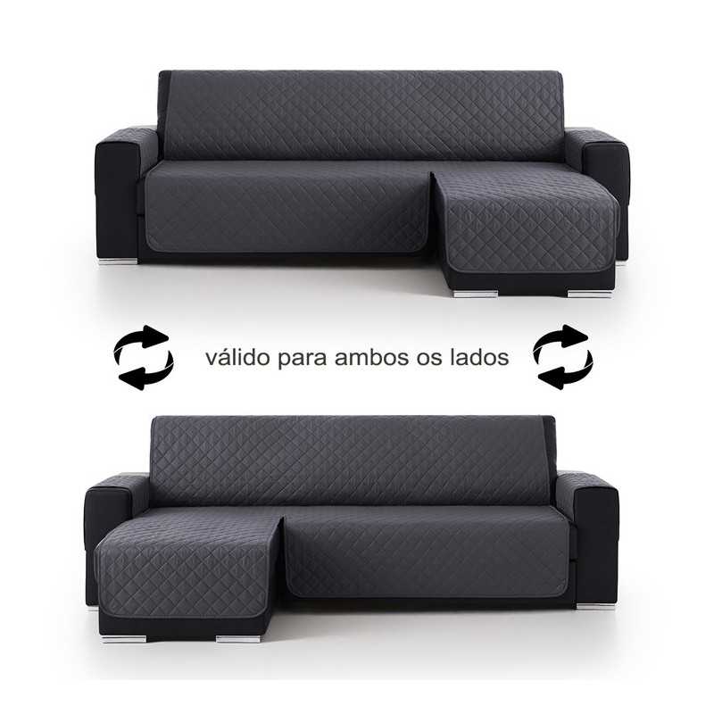 Funda Acolchada Reversible para Sofá Chaise Longue | ProtectSofa Funda Acolchada Reversible para Sofá Chaise Longue | ProtectSofa