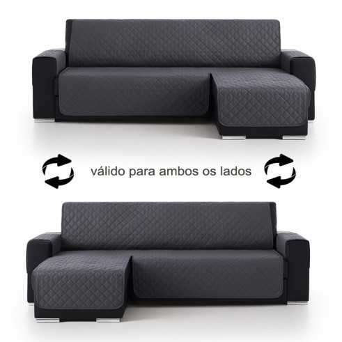 Funda Acolchada Reversible para Sofá Chaise Longue | ProtectSofa