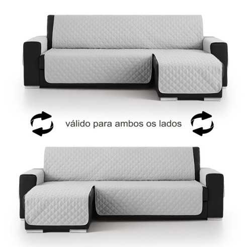 Funda Acolchada Reversible para Sofá Chaise Longue | ProtectSofa