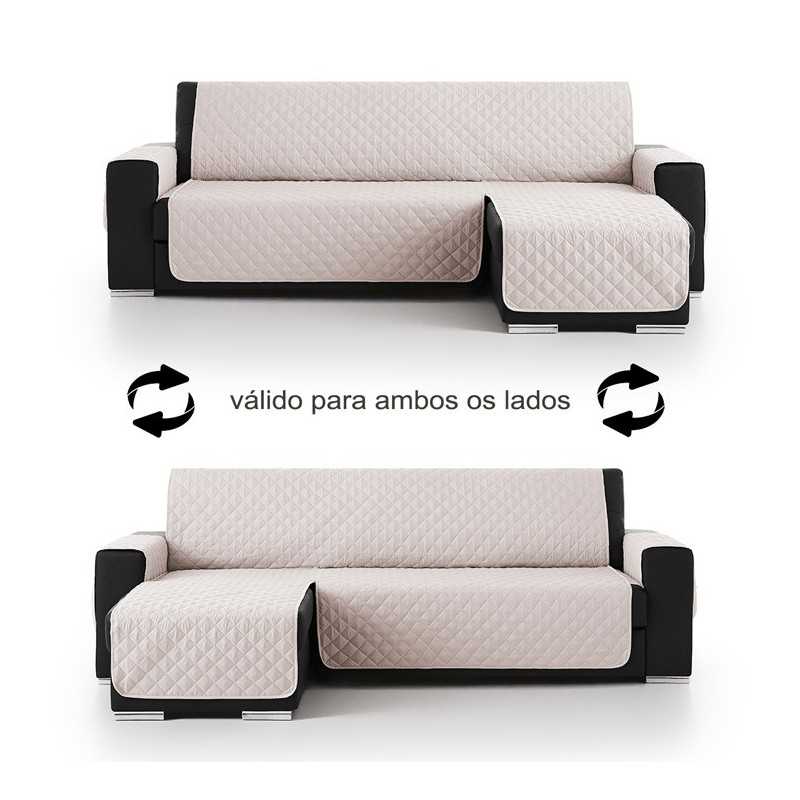 Funda Acolchada Reversible para Sofá Chaise Longue | ProtectSofa Funda Acolchada Reversible para Sofá Chaise Longue | ProtectSofa